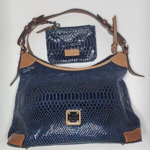 DOONEY & BOURKE, NAVY SNAKE PRINT